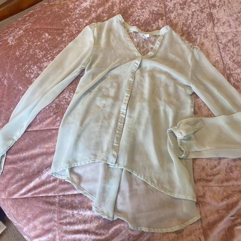 Light green blouse